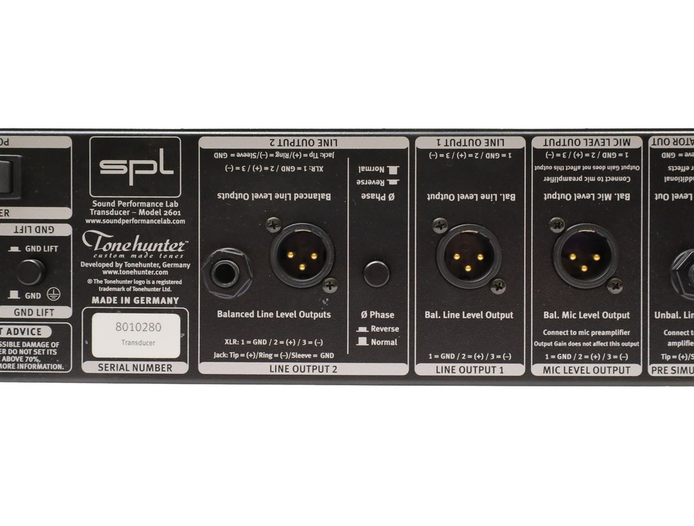 SPL 2601 Transducer Analog Speaker Microphone Simulator