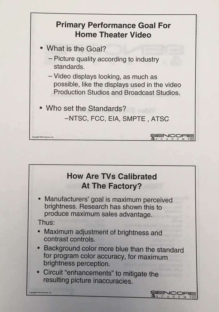 SENCORE Training Academy TS700 Video Audio Satellite RF Complete Training Course