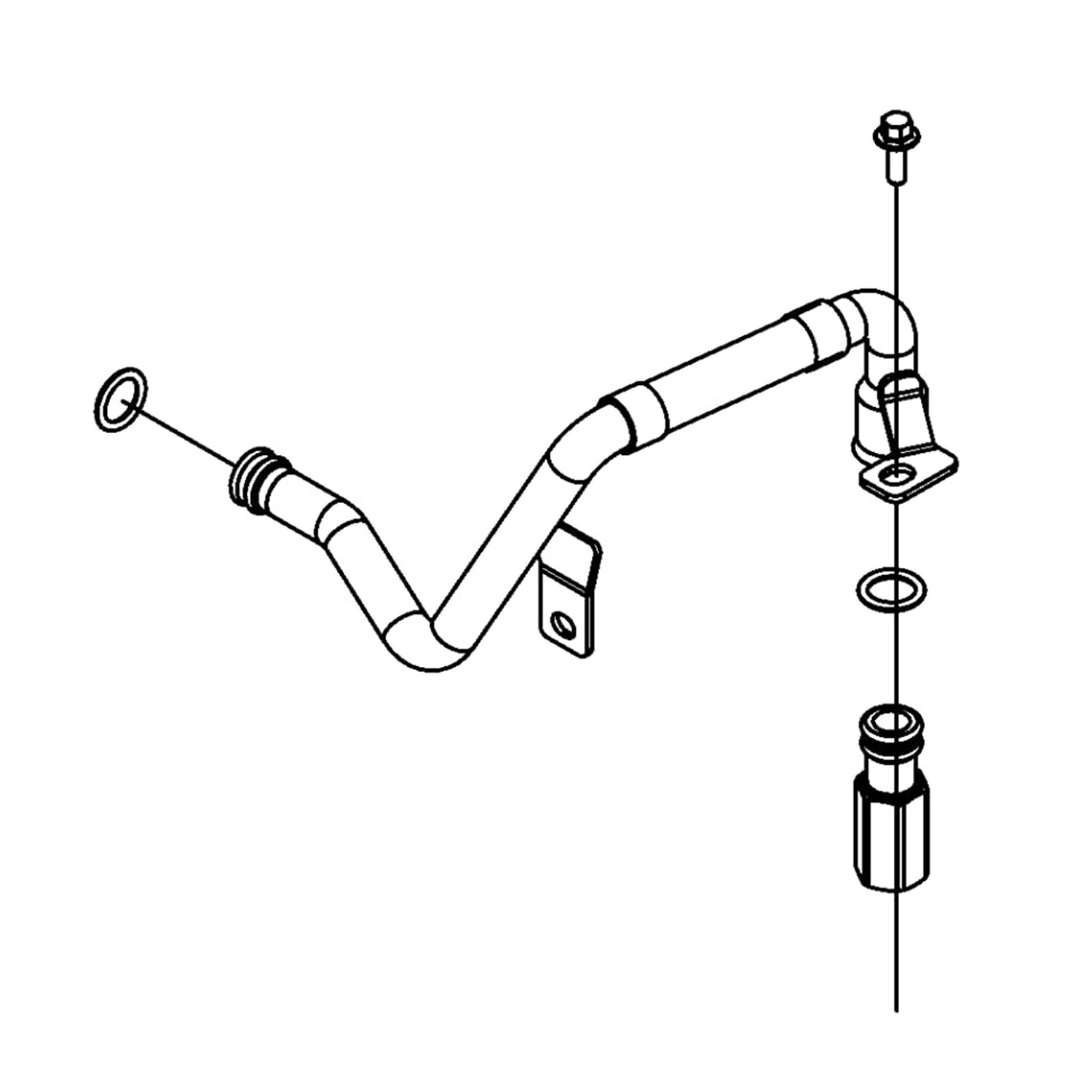 4PCS Coolant Pipe O-Ring For Ram 2500 3500 2011-2020,4500 5500 2011-2012