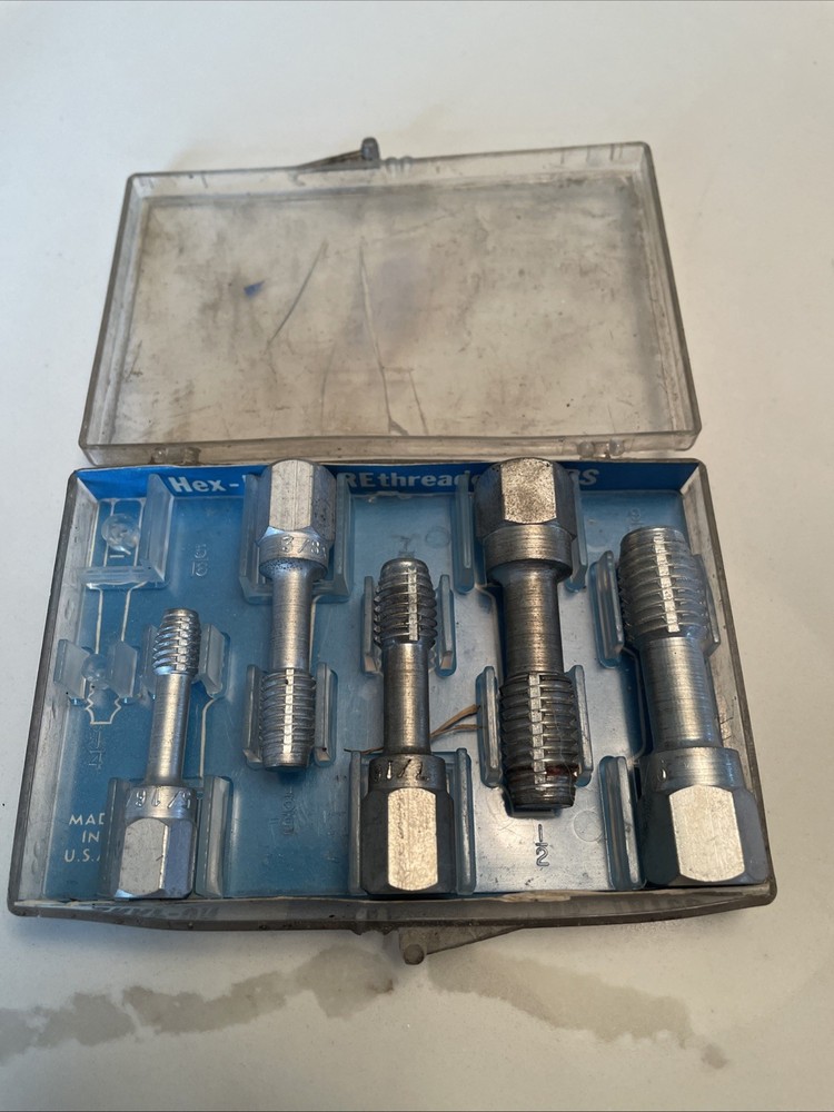 Snap On TRT-6C Coarse Hex Drive Rethreading Taps MISSING 1/4