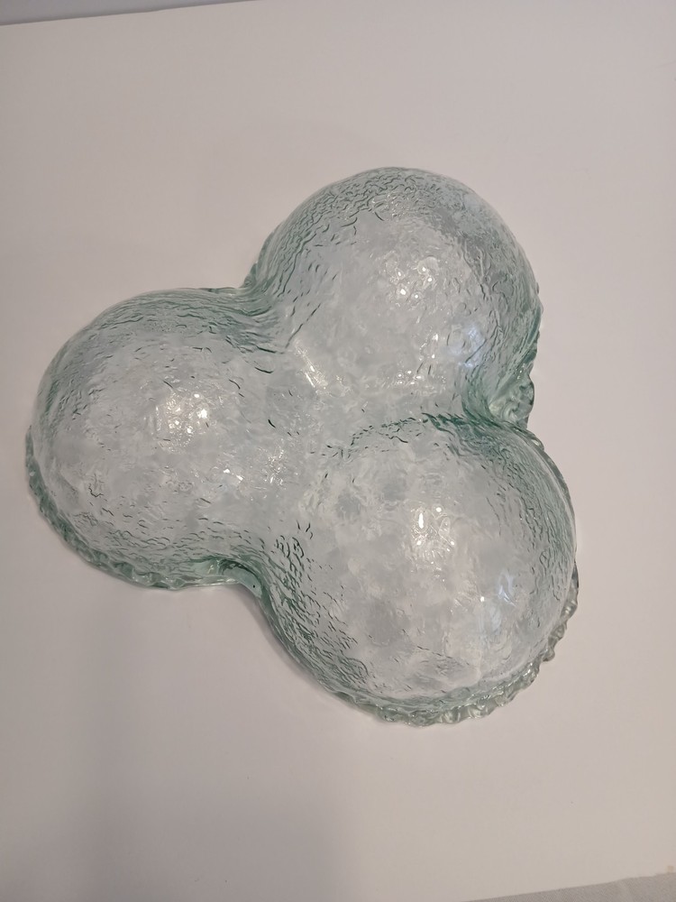 MCM GREEN GLASS DISH