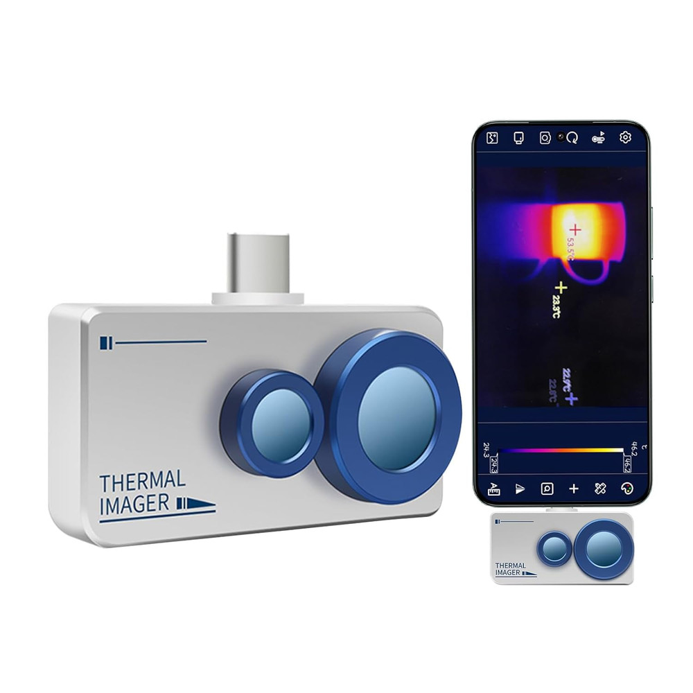 High-Resolution Dual-Spectrum Thermal Camera for Android - 640x480