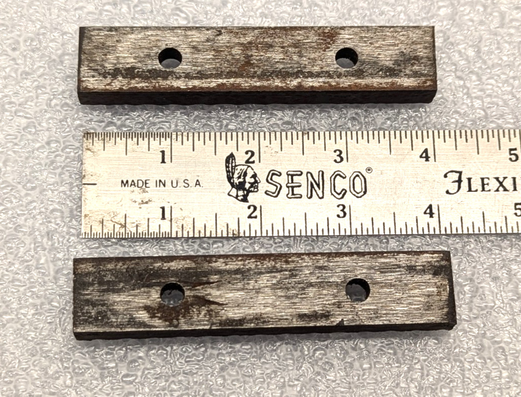 Replacement 4" Vise Jaw Set - 2" Mounting Hole Placement