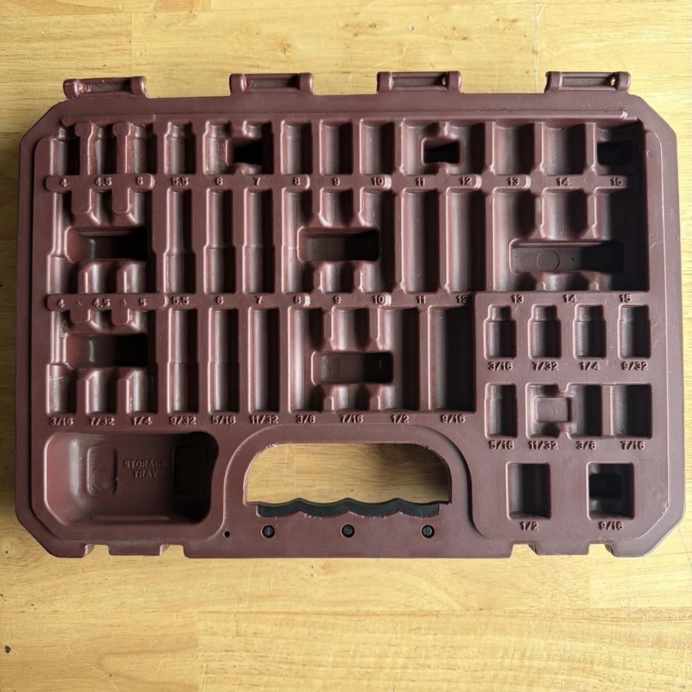 Matco Socket Set Organizer HALF CASE ONLY for Deep Shallow SAE Metric Impact