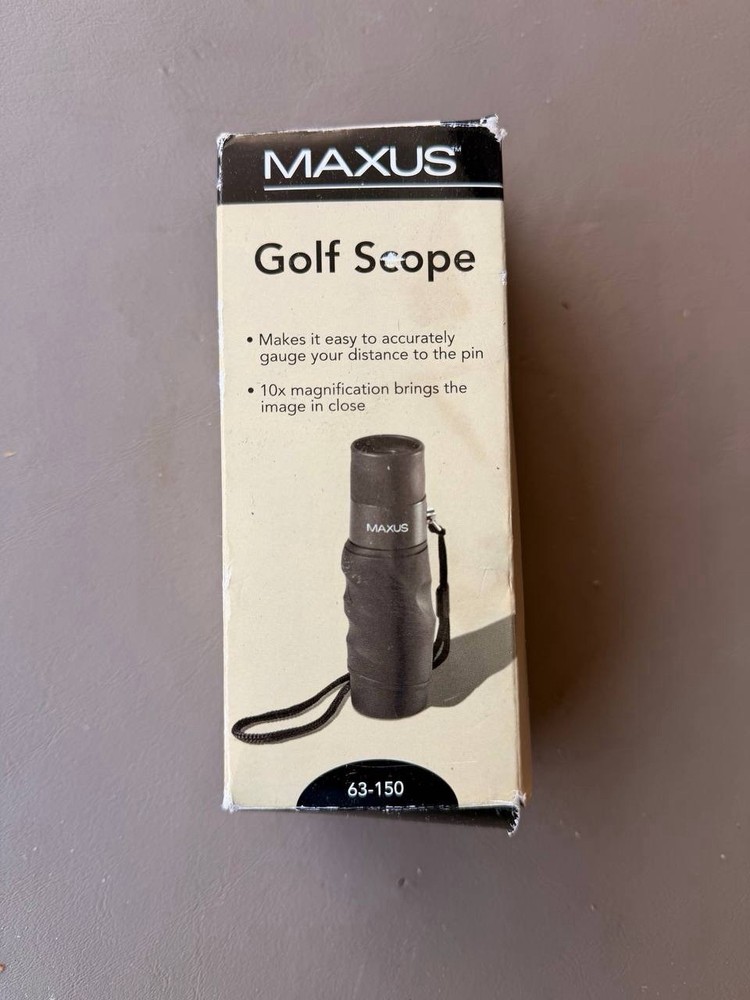 Maxus Golf Scope – 10× Magnification (Complete in Box)