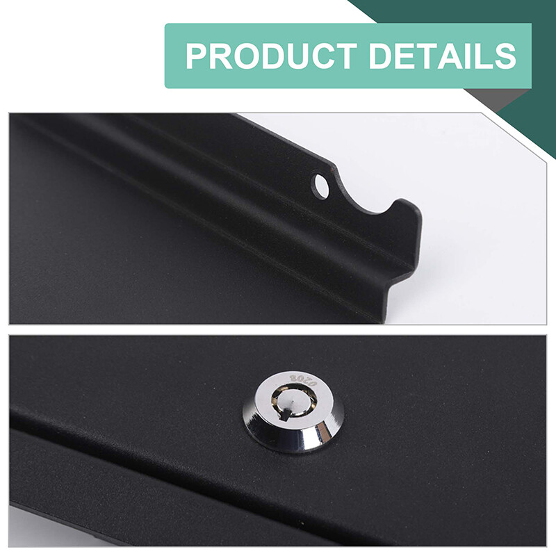 Locking Console Safe Armrest Console Security Storage Box for 4Runner 10+ w/keys