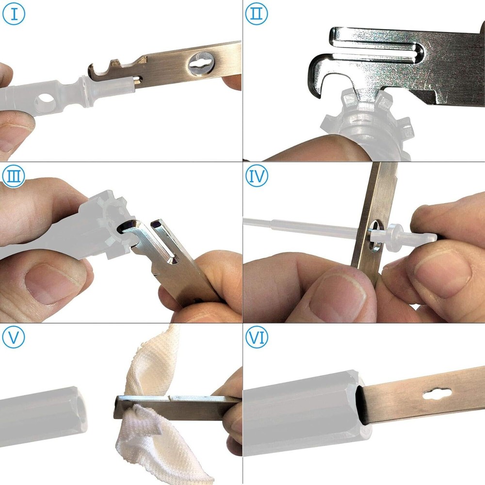 BCG Carbon Scraper Cleaning, Carbon Multi-Tool Scraper for Cleaning Maintenance