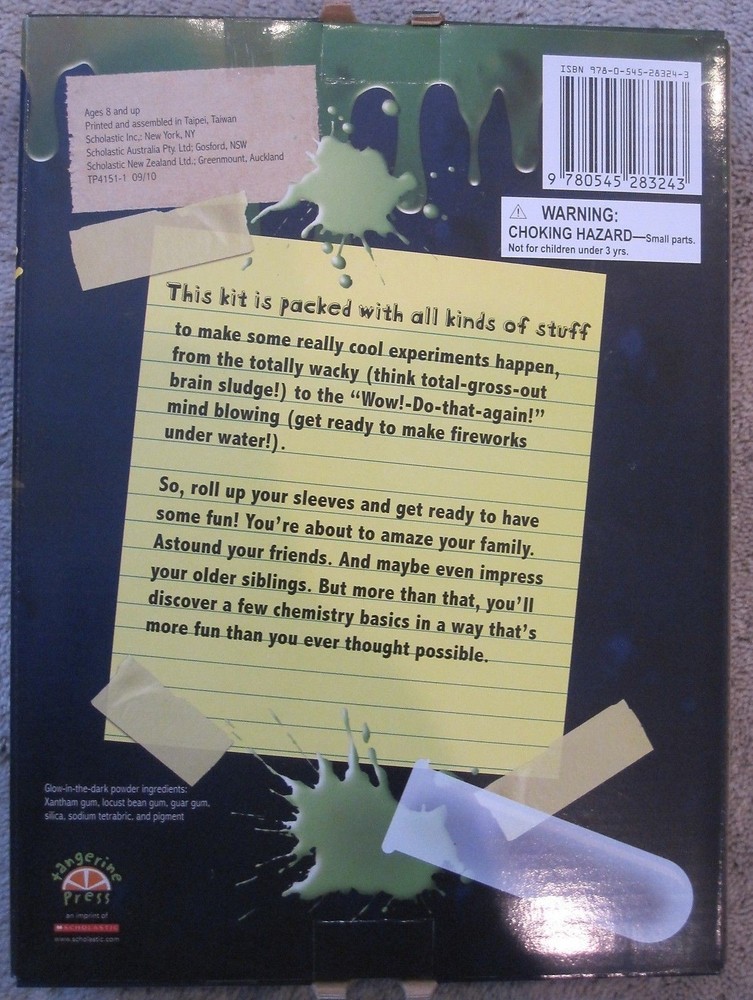 AMAZING ERUPTING EXPLODING SLIME SCIENCE kit BRAND NEW Scholastic