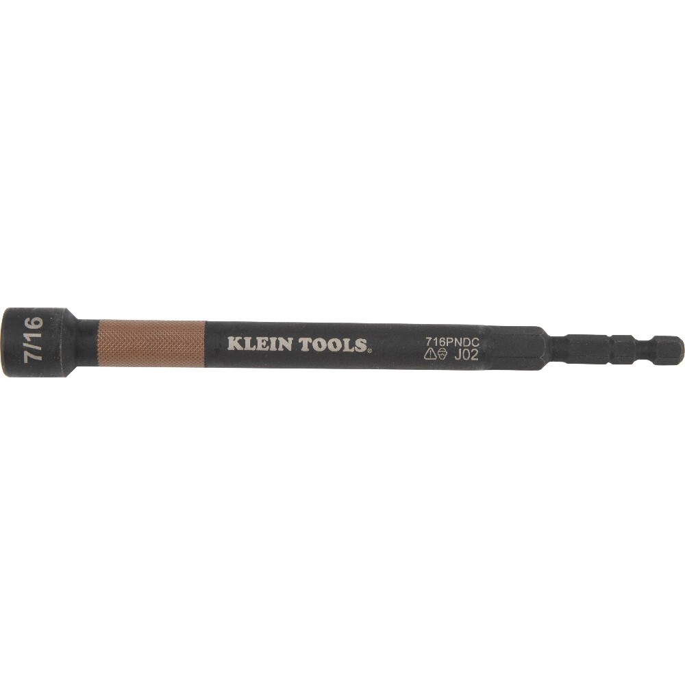 Klein Tools 716PNDC Magnetic Color-Coded Power Nut Setter, 7/16"