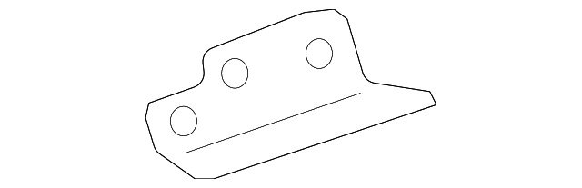 Genuine GM Front Rail Bracket 23342031