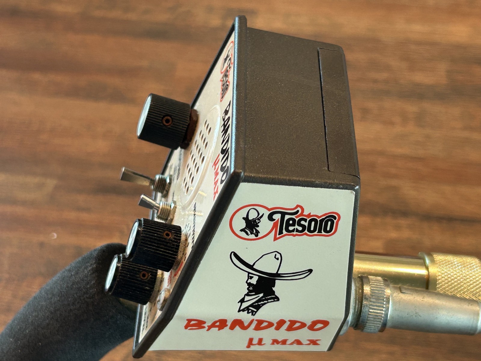 Tesoro BANDIDO uMAX (Bandido MicroMax) Metal Detector w/ 8" Coil, Manual -Nice!