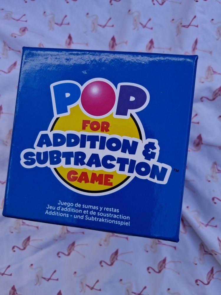 Pop for Addition & Subtraction Math Game - Number Flash Cards, Math Manipulative
