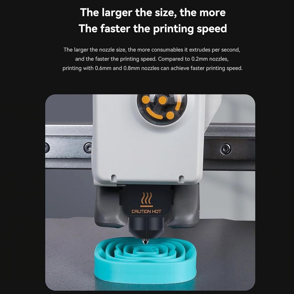 Versatile Hotend Upgrade Kit for Bambu Lab A1 Mini – 3 Nozzle Sizes Available