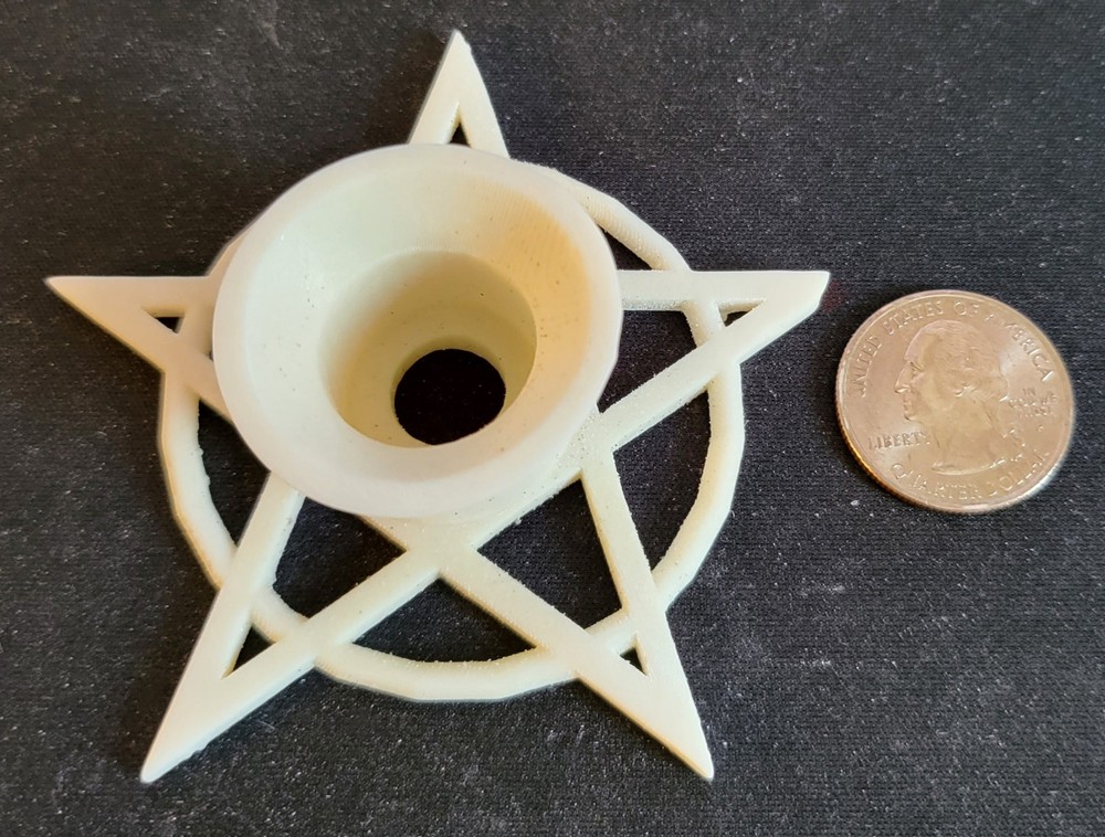 Pentacle Candle Holder