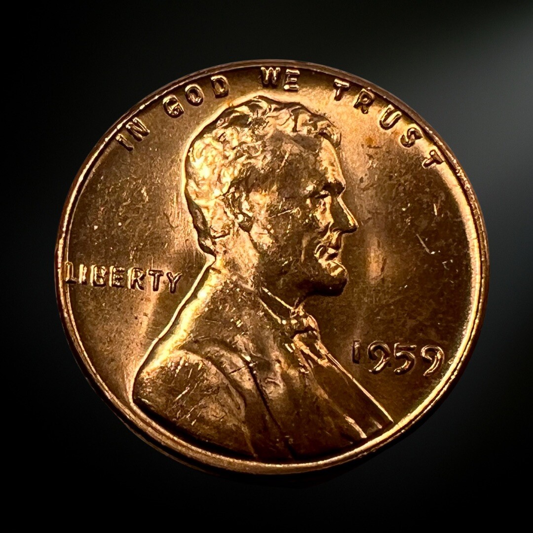 1959 P Philadelphia Lincoln Memorial Cent (BU) Brilliant Uncirculated