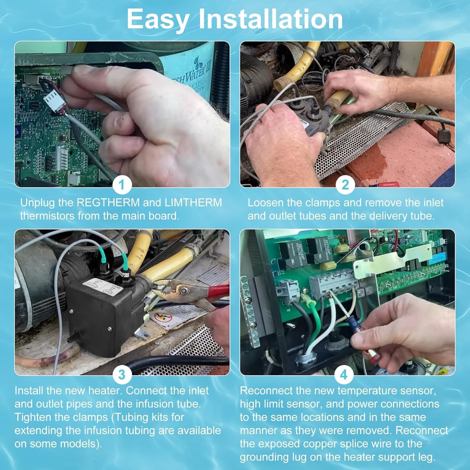 No-Fault Spa Heater Fit For Hot Spring/Watkins/Caldera/Tiger River 6kW-4kW