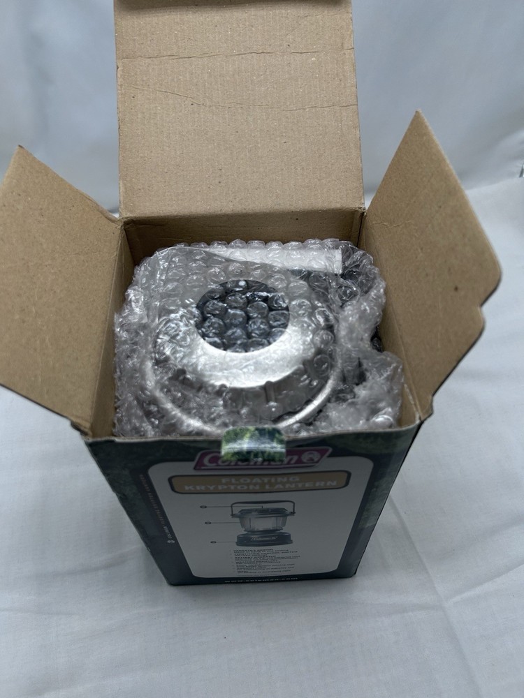 Coleman Floating Krypton Lantern - Silver Metallic Finish NEW in original box
