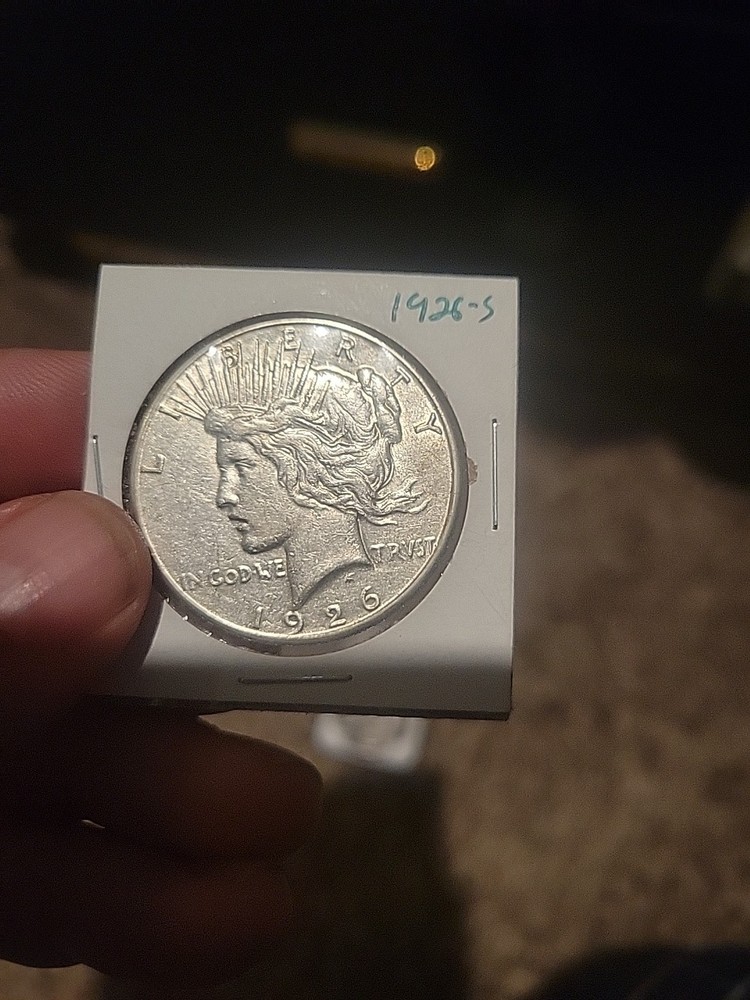 1926- S silver Peace Dollar