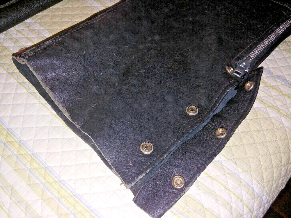 Genuine Leather Motorcycle Chaps