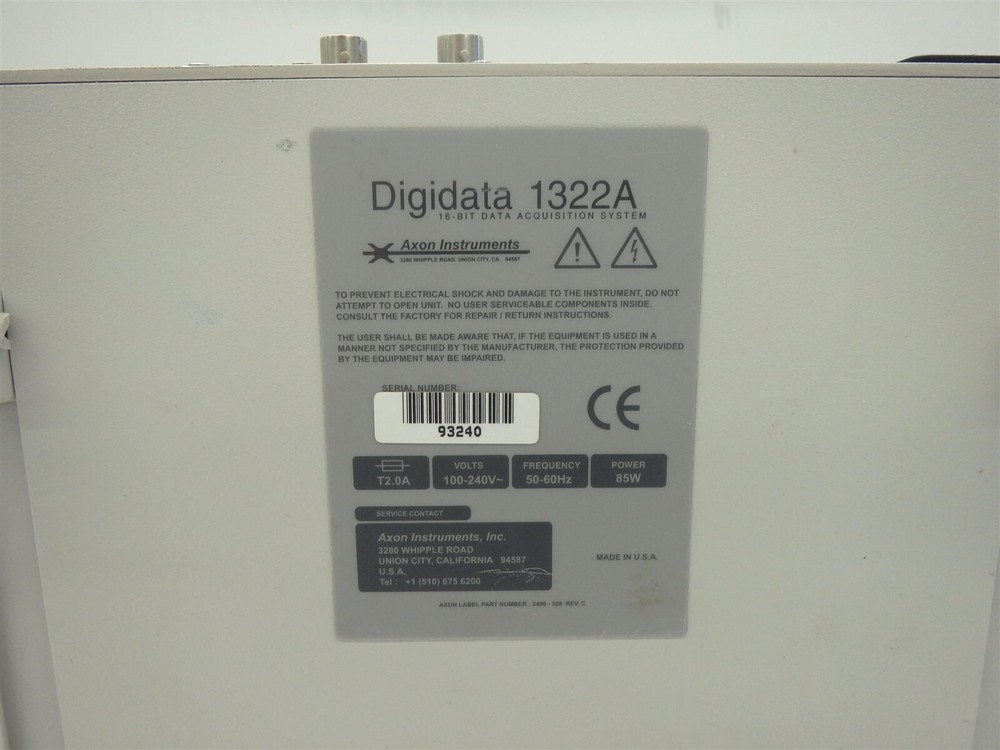 Axon Digidata 1322A 16-Bit Data Acquisition System