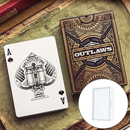 20 Pack Clear Plastic Playing Cards Boxes Poker Card Gaming Deck Cases