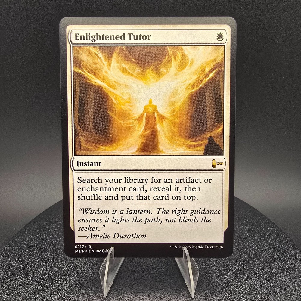 Enlightened Tutor - Custom Magic: The Gathering Card - High-Quality