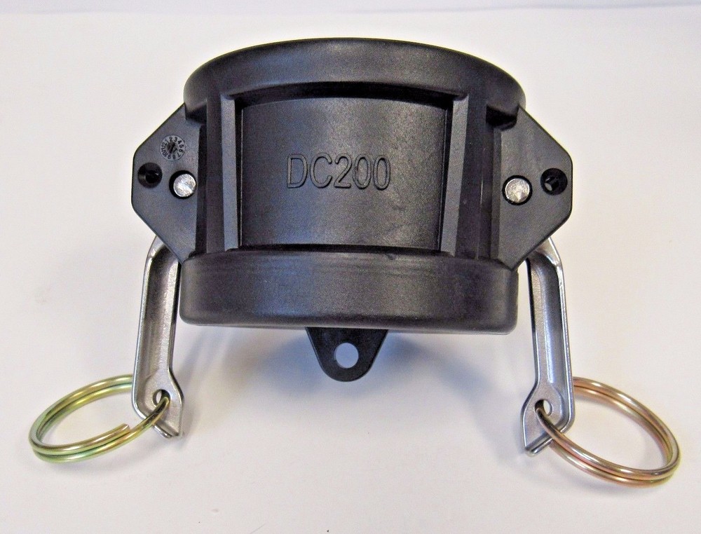 New Polypropylene 200DC Camlock Dust Cap 2”