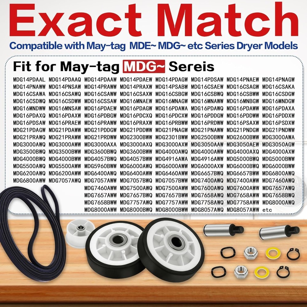 Upgraded Dryer Repair Kit Rollers