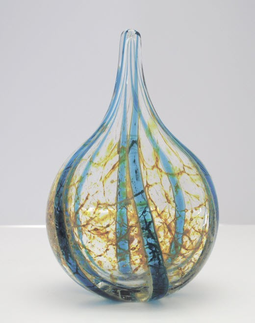 Vintage 1980’s Mdina Art Glass Lollipop Vase A