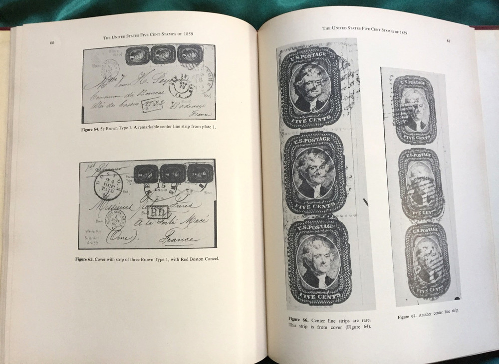 Henry Hill - Signed, Limited - UNITED STATES FIVE CENT STAMPS 1856-61, Jefferson