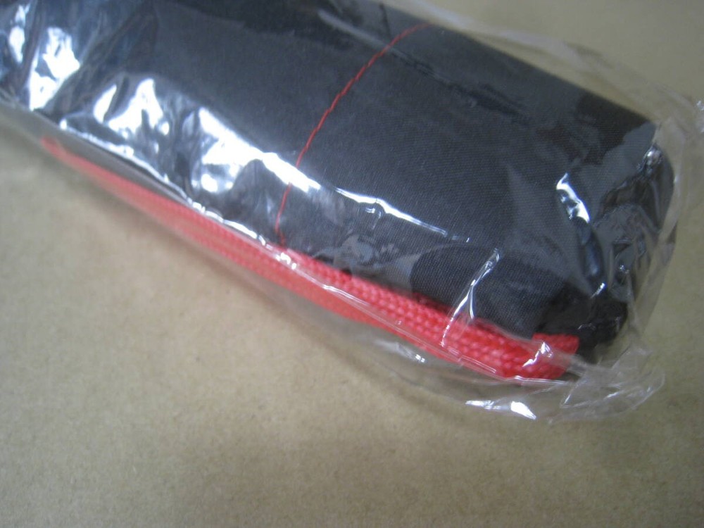 Porsche Compact Folding Umbrella Black Red Unused