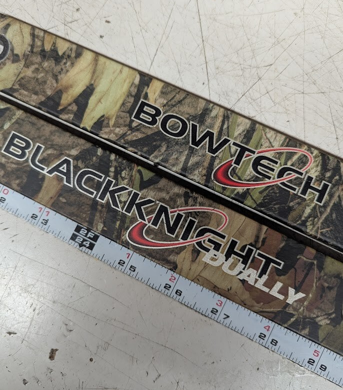 Bowtech Black Knight Dually Camo Replacement Compound Bow Limbs! blackknight