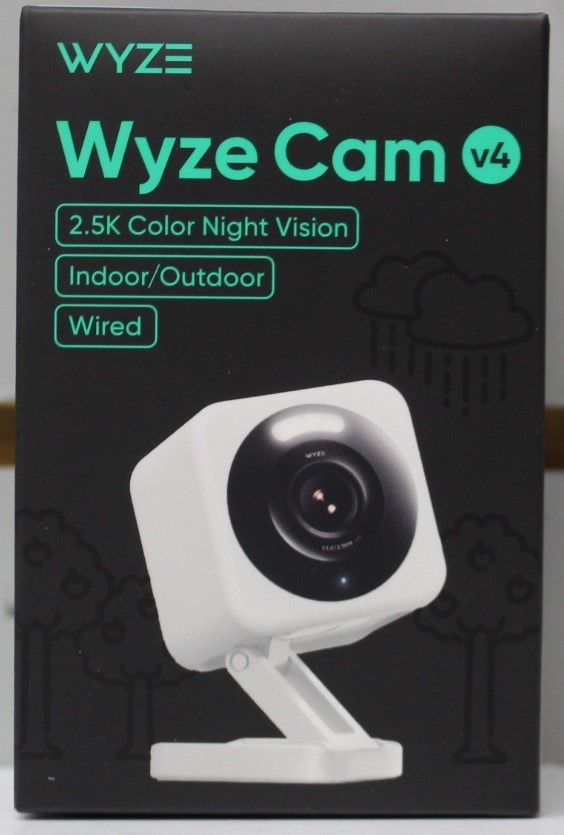 Wyze Cam v4 - 2.5K QHD Indoor/Outdoor WiFi Smart Security Camera