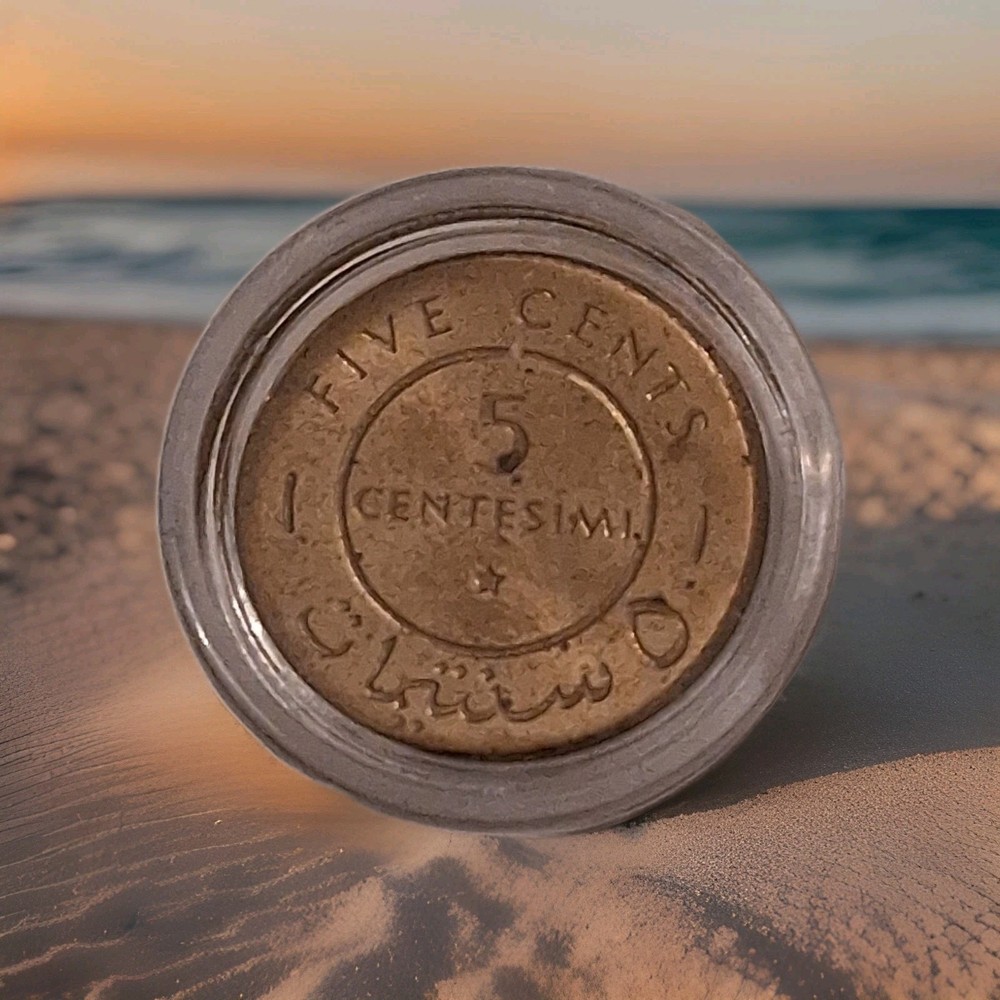5 Centesimi 1967 Brass Somalia / Uncirculated (Encapsulated)