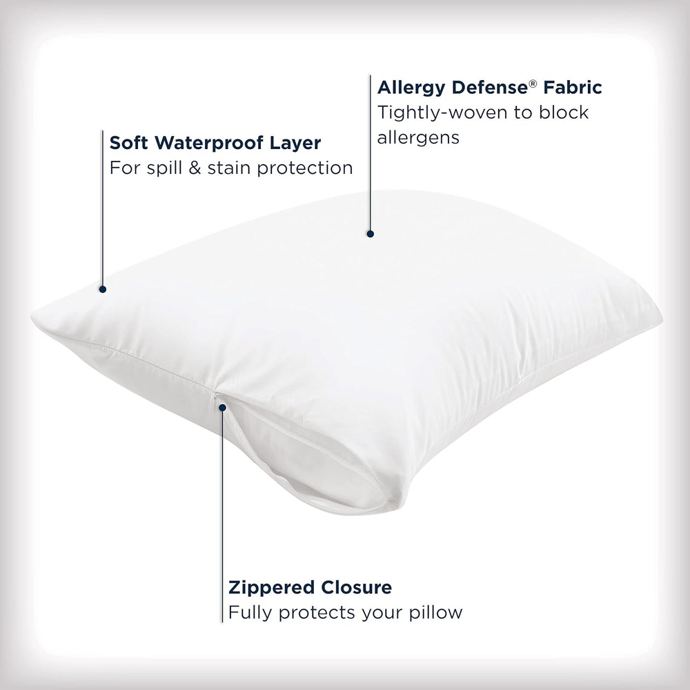 Allerease Waterproof Soft Top Layer Hypoallergenic Allergy Defense Fabric Machin