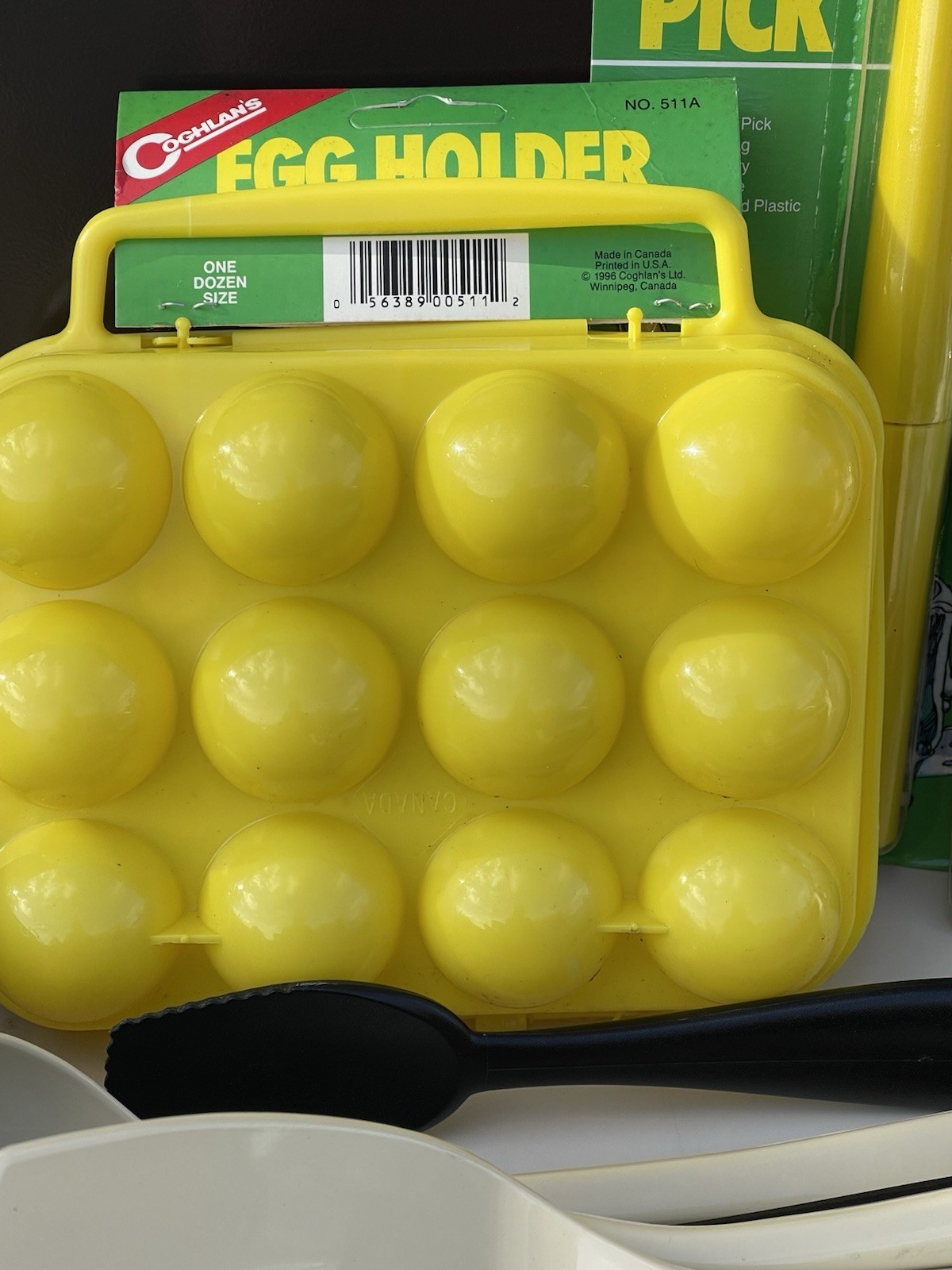 VTG Metal Chuck Box Camping Kitchen Storage Trunk w/ Contents Brown