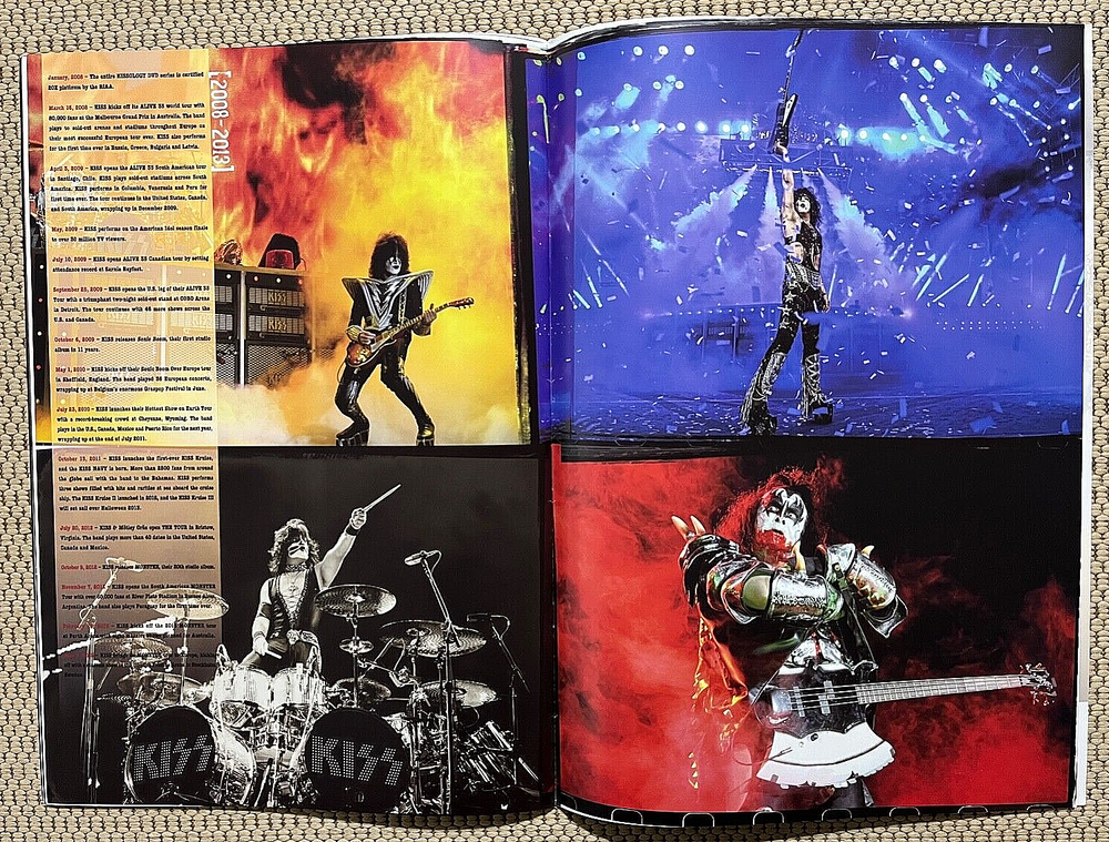 KISS Monster MonsterTour 2013 Tour book Program Kruise Ad Discography Demon Gene