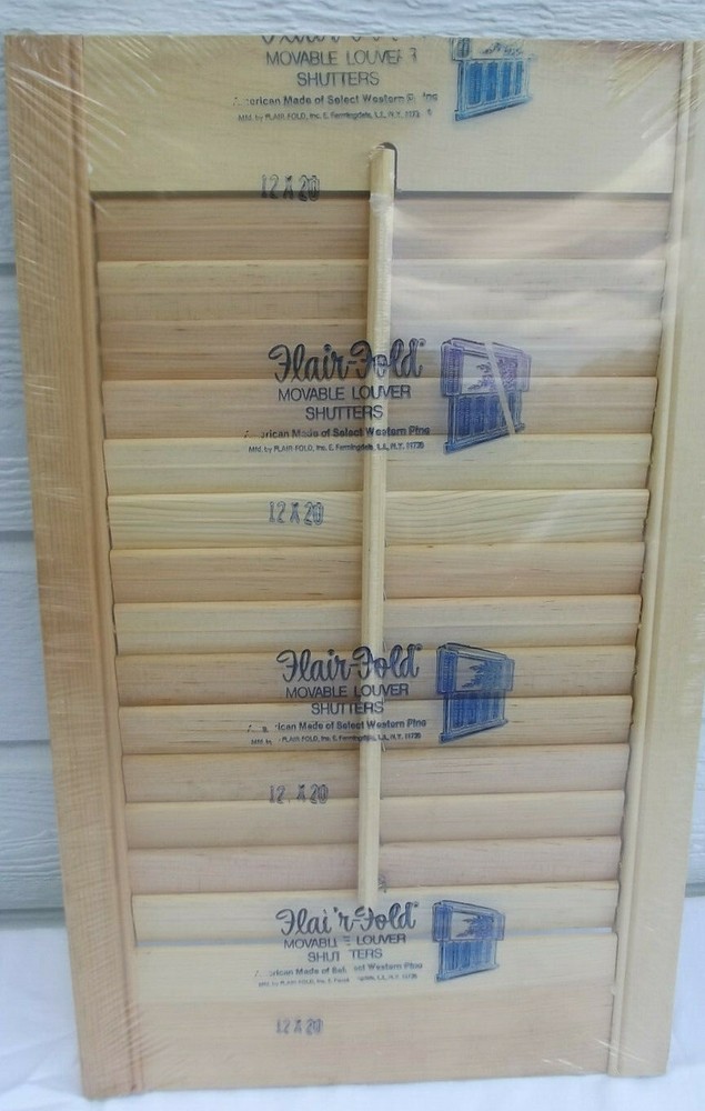 Vintage Flair Fold Shutters 12"x20"00