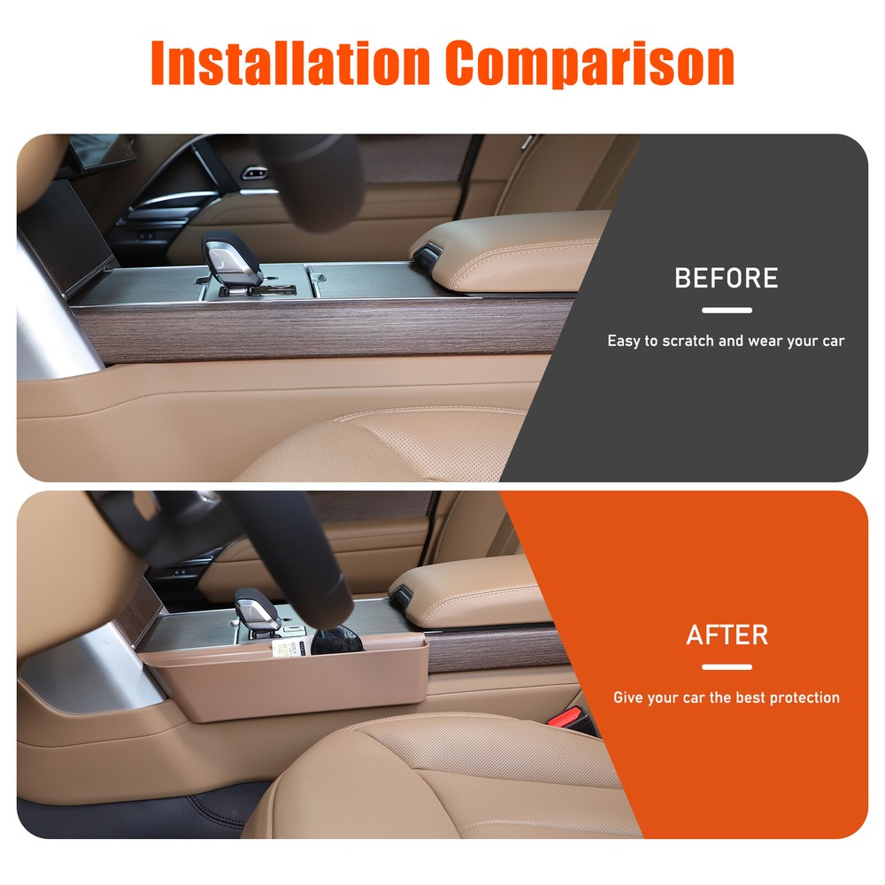 ABS Brown Central Console Left Side Storage Box For Range Rover Vogue 2023-24