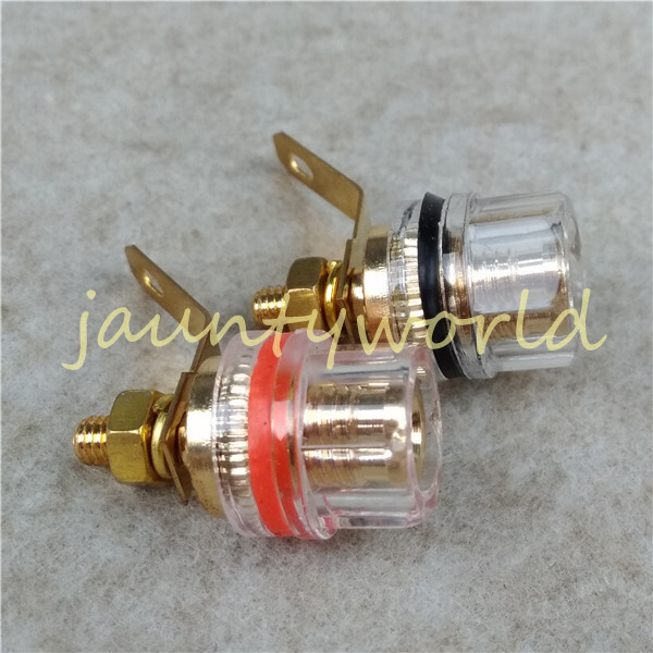 2PC Speaker Terminal AMP Banana Jack Binding Post