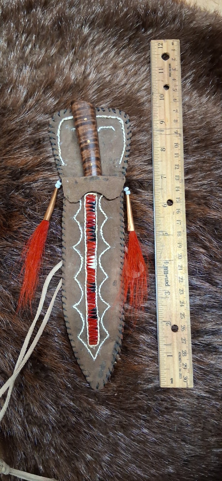 Native American Neck Knife Sheath
