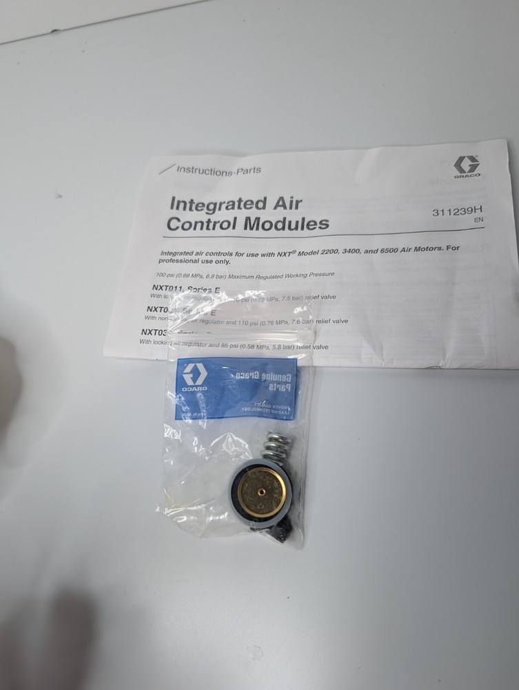 GRACO NXT095 KIT, REPAIR, PILOT REGULATOR