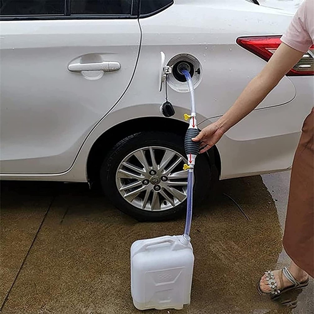 Multifunctional Handheld Siphon Pump with Easy Flow Control Valves