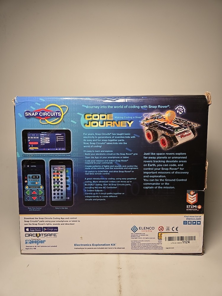 Snap Circuits Code Journey Snap Rover by Elenco
