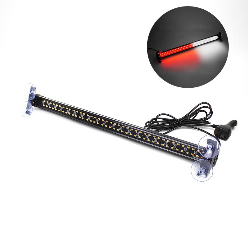 22.8 InLED Strobe Light Bicolor Led Windshield Emergency Warning Traffic Advisor