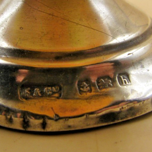 Birmingham 1907 Sterling Silver & Mother Of Pearl Caviar Bowl