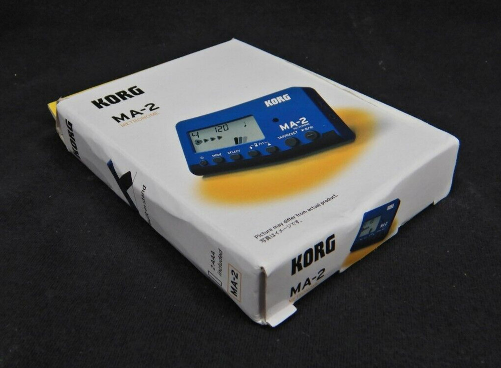 Korg MA-2 Compact Metronome Blue Large High Visibility Display Beat Counting
