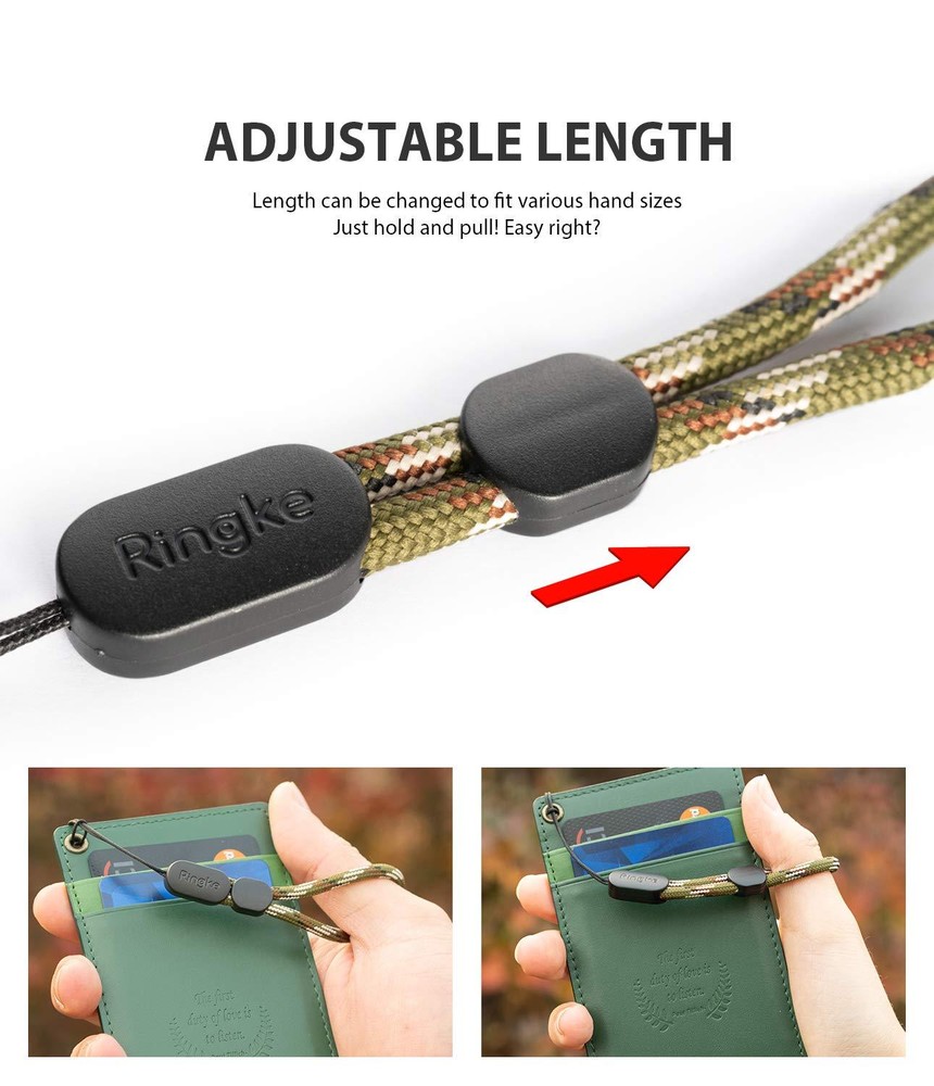 [4 Pack] Ringke Finger Strap Lanyard Designed For Camera, iPhone, Galaxy, USB