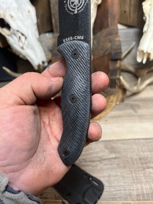 Esee CM6 Canvas Micarta Handles