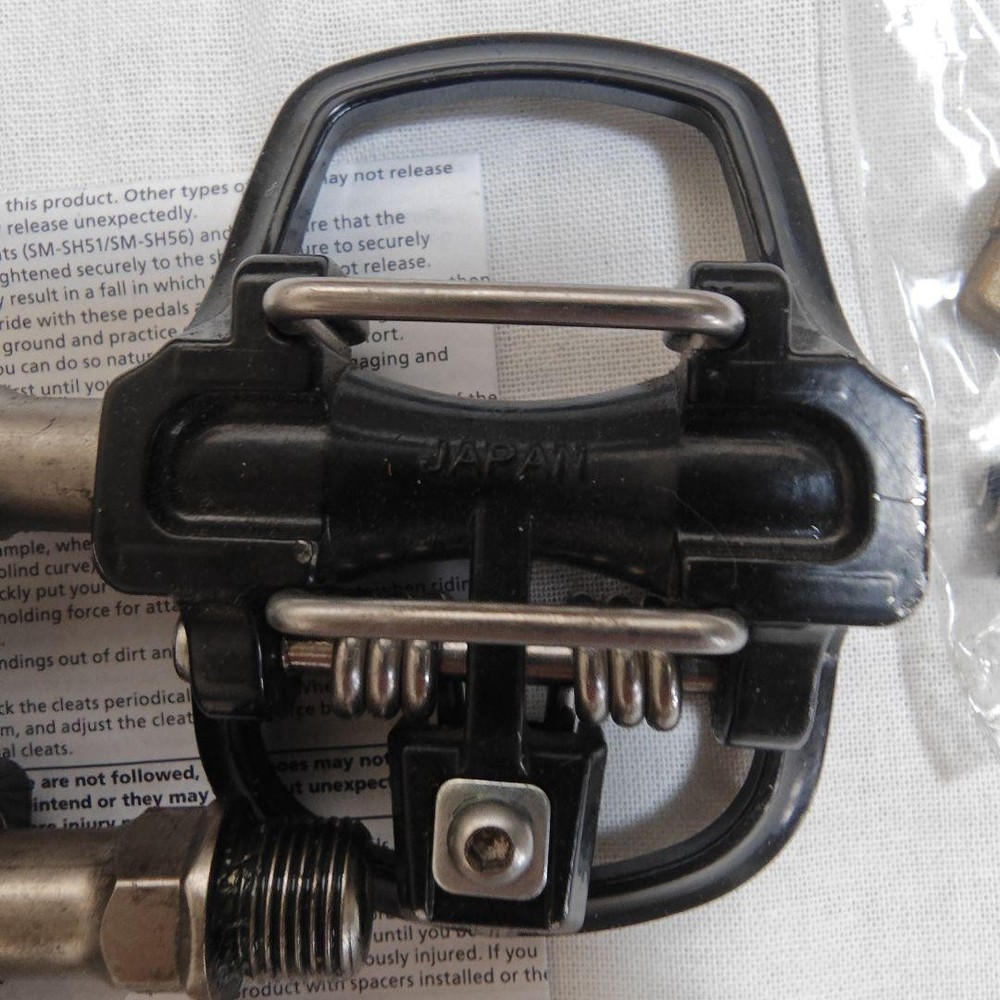 MKS URBAN-S Binding Pedals with Cleats Flat Side Smooth Bearings